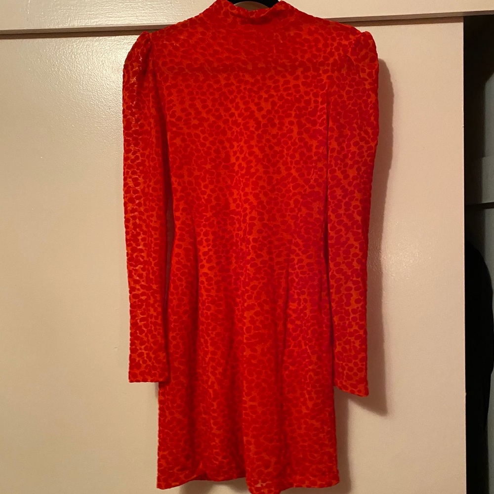 Love and Other Stories velvet and mesh dress